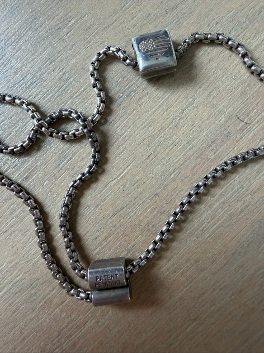 Alex and Ani Silver 925 Box Chain Necklace - Picture 2 of 7